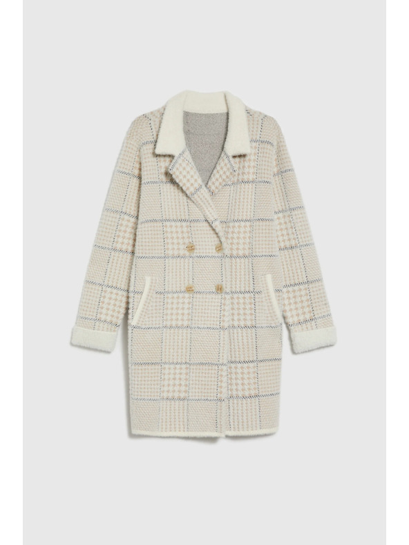 Moodo Kaput kockasti bež Moodo