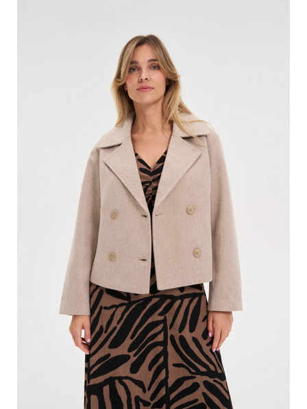 Moodo Kratki bež kaput Moodo