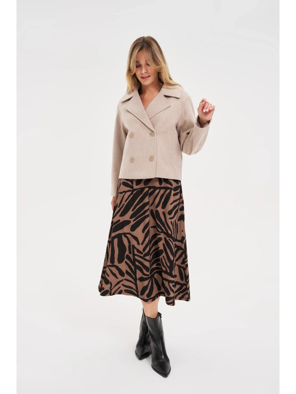 Moodo Kratki bež kaput Moodo