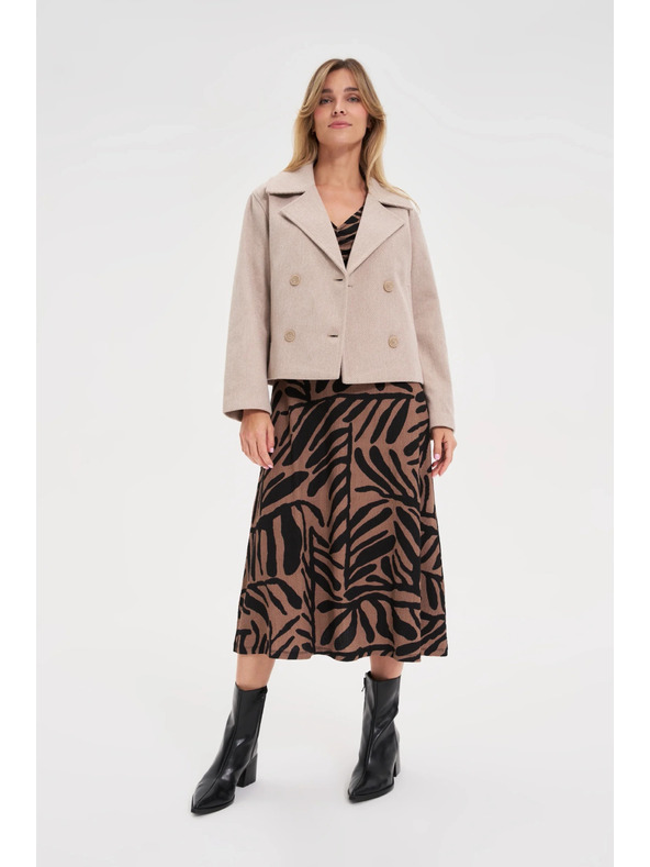 Moodo Kratki bež kaput Moodo