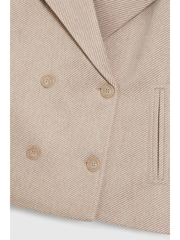 Moodo Kratki bež kaput Moodo