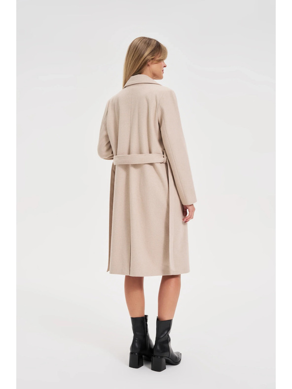 Moodo Kaput s pojasom bež Moodo