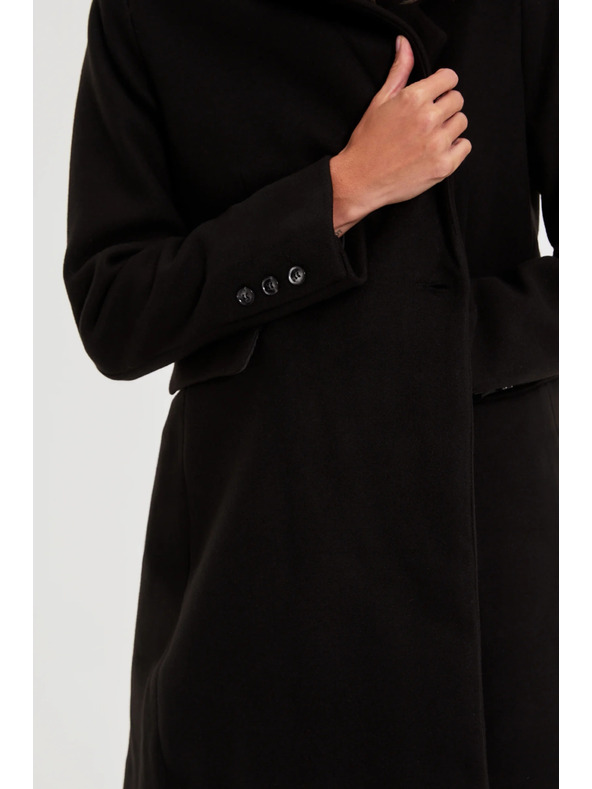 Moodo Dvostruki kaput crni Moodo