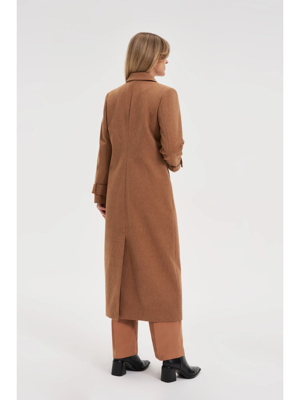 Moodo Dugi kaput smeđi Moodo