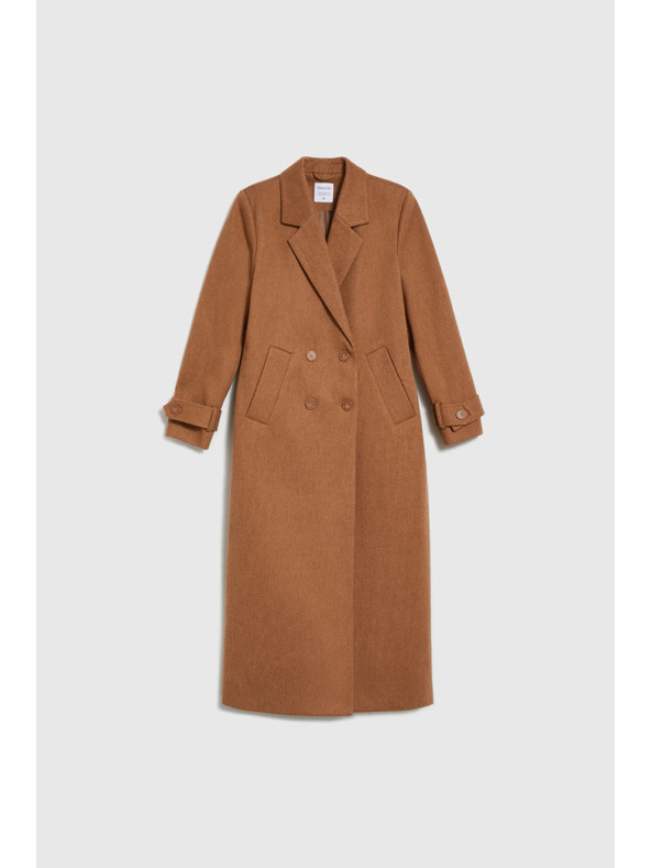 Moodo Dugi kaput smeđi Moodo