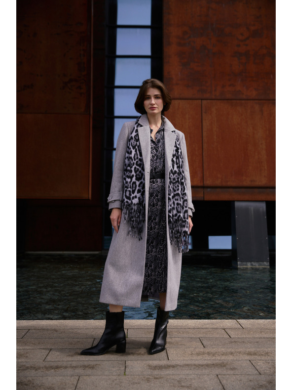 Moodo Dugi kaput sivi Moodo