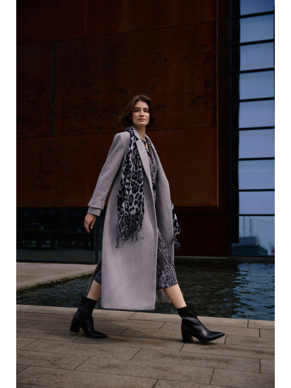 Moodo Dugi kaput sivi Moodo