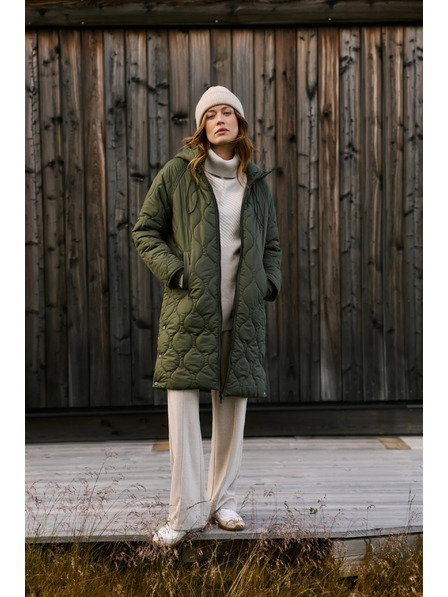 Moodo Prošivena jakna zelena Moodo