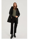 Moodo Jakna s prošivanom kapuljačom crna Moodo