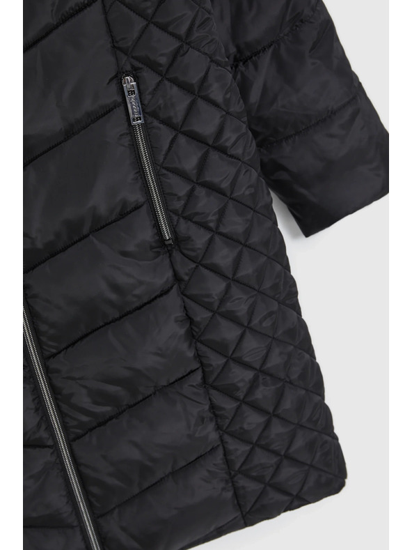 Moodo Jakna s prošivanom kapuljačom crna Moodo