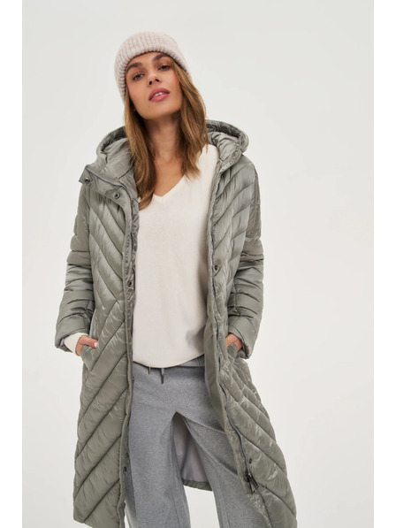 Moodo Duga jakna maslinasta Moodo