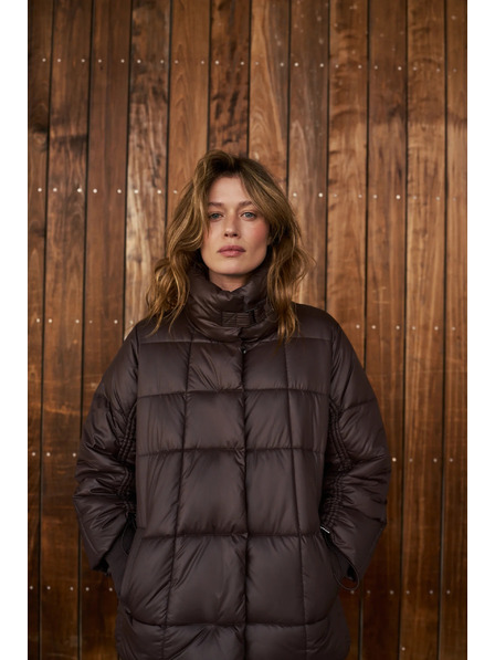 Moodo Prošivena jakna smeđa Moodo