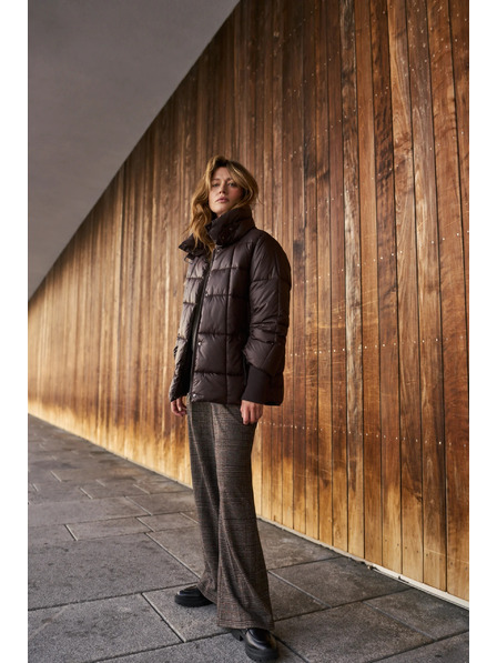 Moodo Prošivena jakna smeđa Moodo