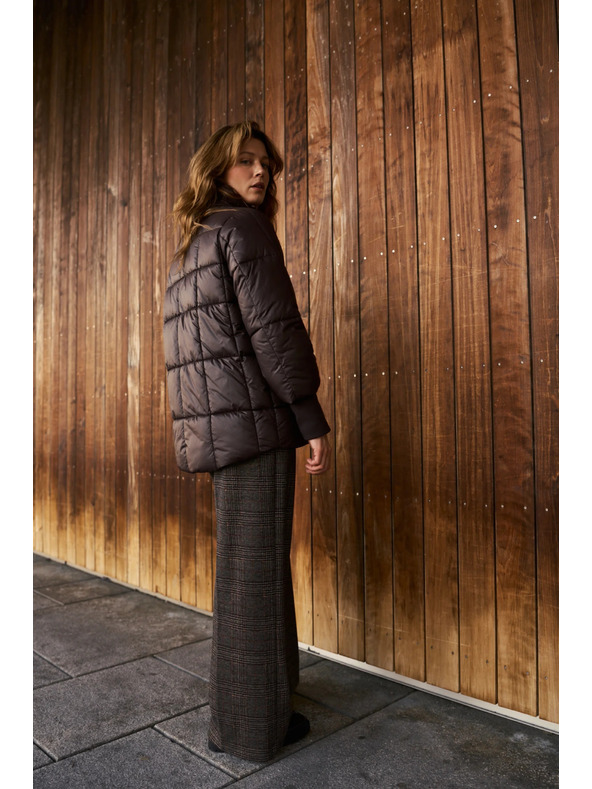 Moodo Prošivena jakna smeđa Moodo