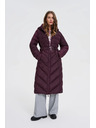 Moodo Jakna s pojasom vinsko crvena Moodo