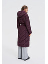 Moodo Jakna s pojasom vinsko crvena Moodo
