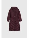 Moodo Jakna s pojasom vinsko crvena Moodo