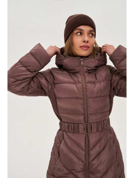 Moodo Jakna s pojasom smeđa Moodo