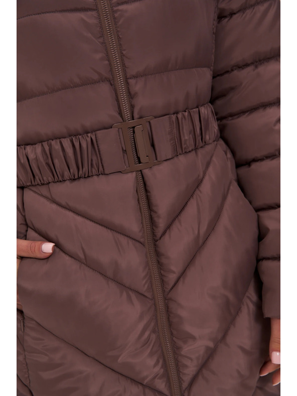 Moodo Jakna s pojasom smeđa Moodo