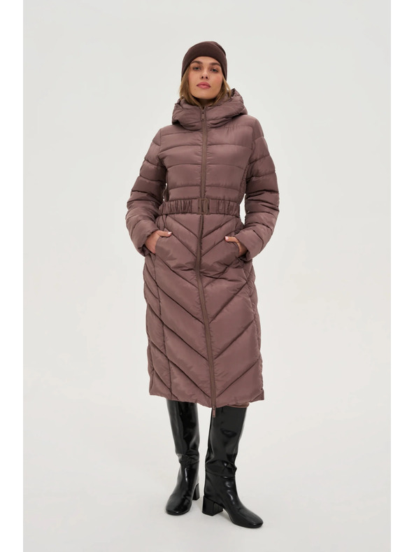 Moodo Jakna s pojasom smeđa Moodo