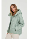 Moodo Prošivena jakna s kapuljačom maslinasta Moodo
