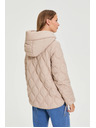 Moodo Prošivena jakna s kapuljačom bež Moodo