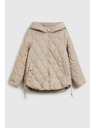 Moodo Prošivena jakna s kapuljačom bež Moodo