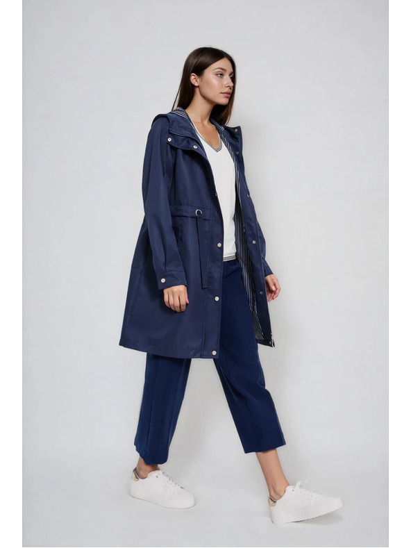 Moodo Tamno plava jakna parka Moodo