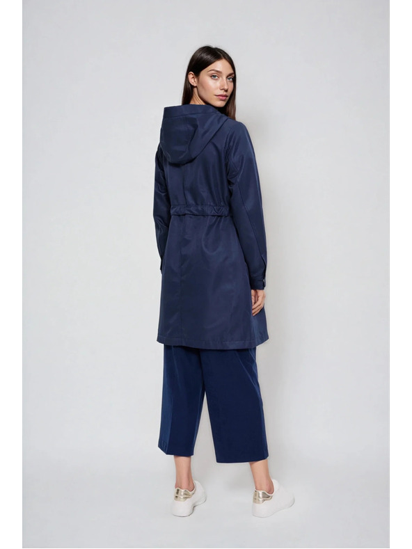 Moodo Tamno plava jakna parka Moodo