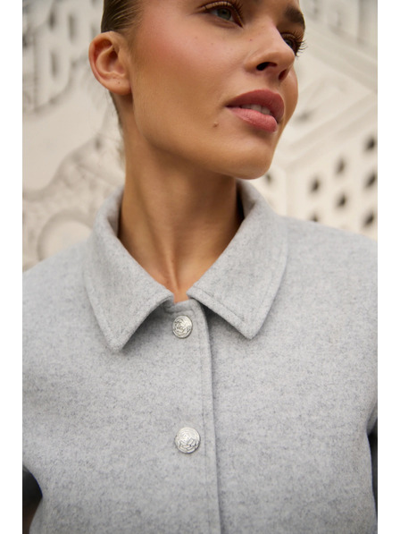 Moodo Kratka jakna siva Moodo