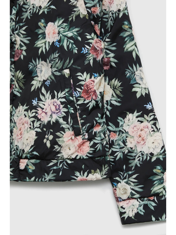 Moodo Obostrana prošivena maslinasta jakna Moodo