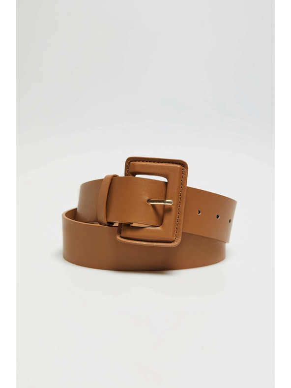 Moodo Tamno bež široki pojas Moodo