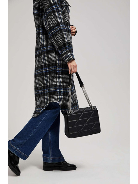 Moodo Prošivena torbica s podesivom ručkom crna Moodo