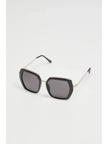 Moodo Velike geometrijske naočale crne Moodo