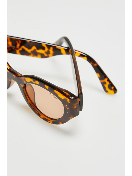 Moodo Naočale s debelim okvirima smeđe Moodo