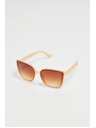 Moodo Sunčane naočale s plastičnim okvirima bež Moodo