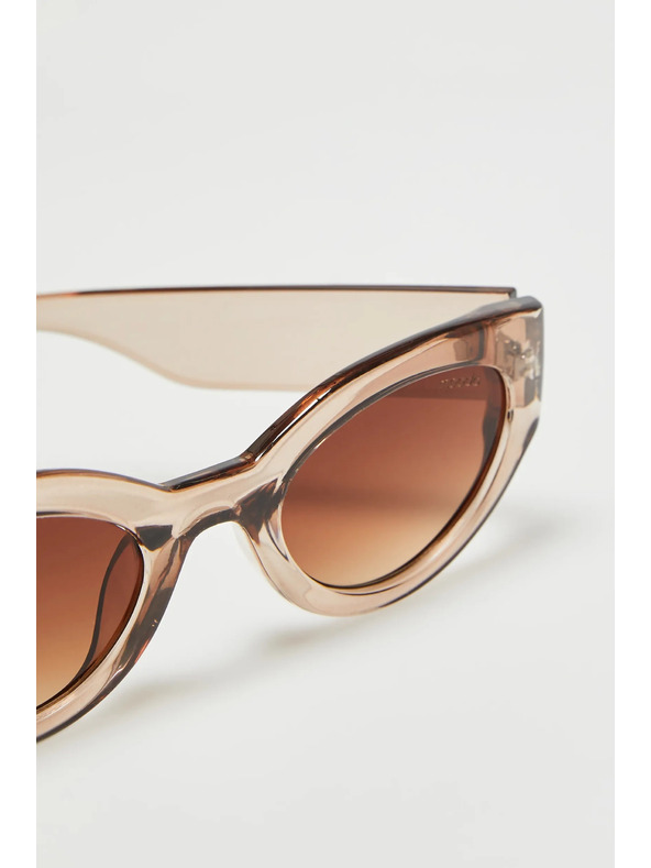 Moodo Naočale s debelim okvirima bež Moodo