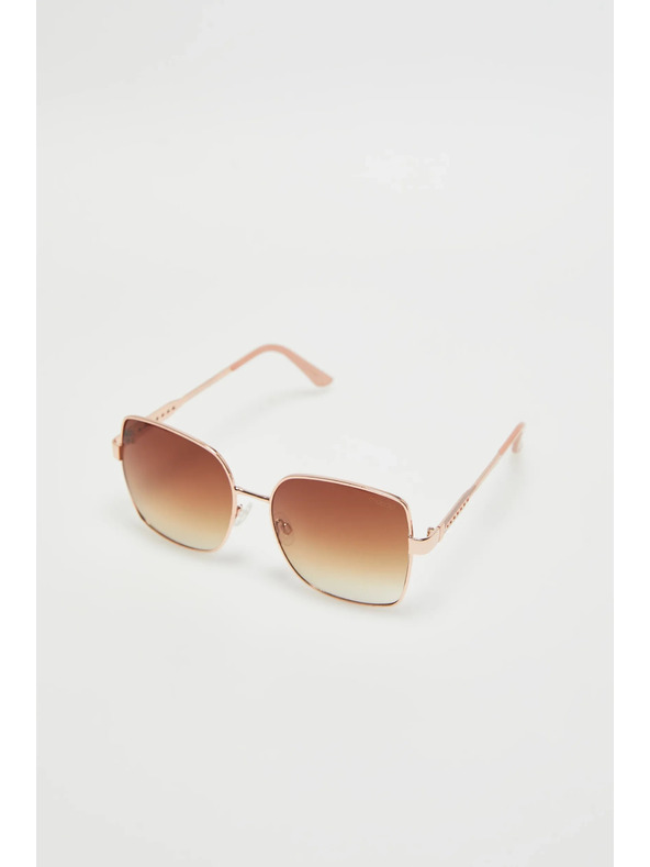 Moodo Sunčane naočale sa zlatnim metalnim okvirima Moodo