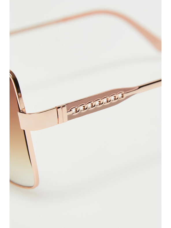 Moodo Sunčane naočale sa zlatnim metalnim okvirima Moodo