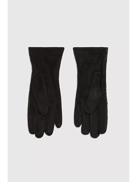 Moodo Prošivene crne rukavice Moodo