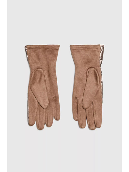 Moodo Prošivene smeđe rukavice Moodo