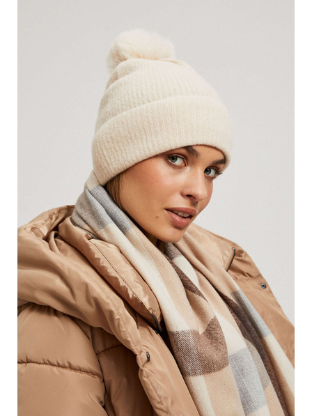 Moodo Kapa s pomponom prašnasto ružičasta Moodo