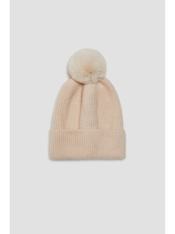 Moodo Kapa s pomponom prašnasto ružičasta Moodo