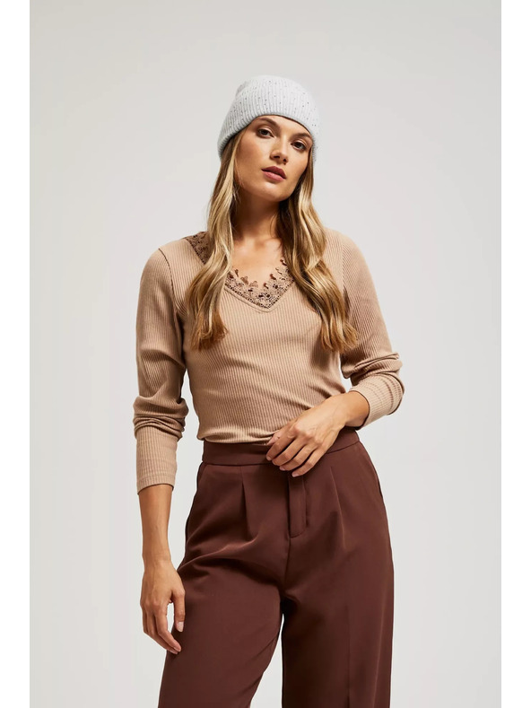 Moodo Pletena siva kapa Moodo