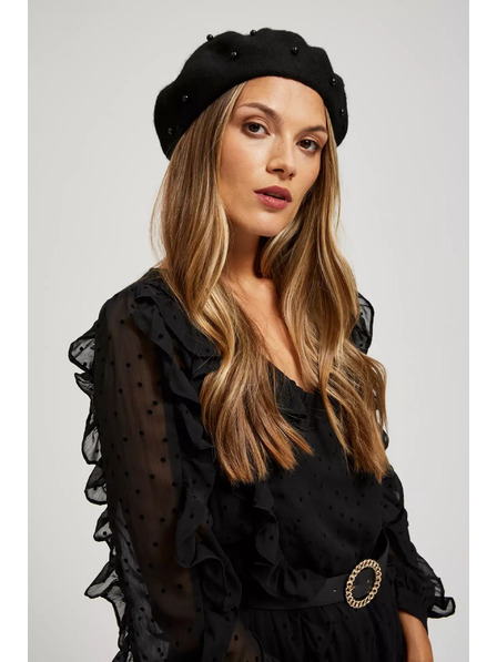 Moodo Beret s perlicama Moodo