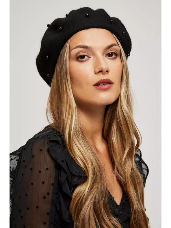 Moodo Beret s perlicama Moodo