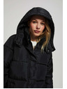 Moodo Prošivena jakna s kapuljačom crna Moodo
