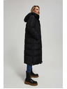 Moodo Prošivena jakna s kapuljačom crna Moodo