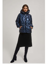 Moodo Metalna prošivena jakna tamno plava Moodo