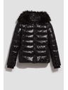 Moodo Prošivena jakna s krznenom kapuljačom Moodo